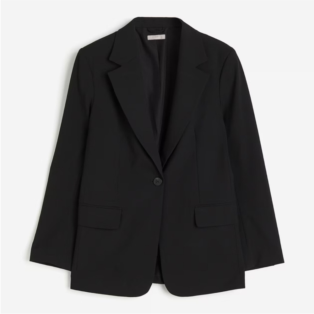 NEW - H&M Relaxed Fit Single Button Blazer XS
